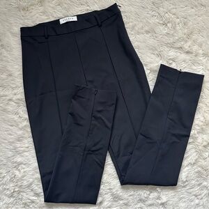 Sandro Pants High Waist Slim Skinny Trousers Black FR 38 / US 6